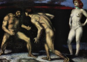 女性のための闘争 作： Franz von Stuck